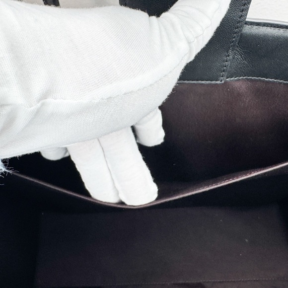 Coach Maggie Tote Large Signature Embossed Leather Black Gold Hardware NWT - Picture 11 of 14